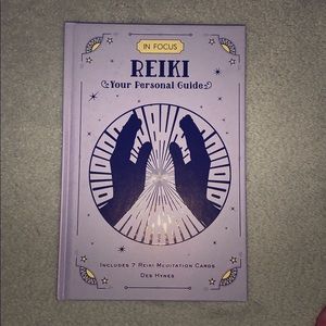 Reiki book and cards